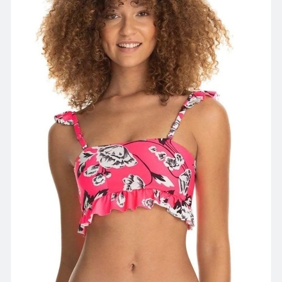 Maaji Floral multi wear bandeau bikini top NWT - Picture 12 of 12